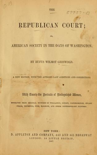 The republican court