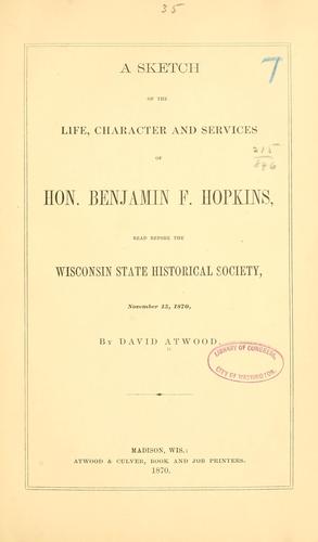 A sketch of the life