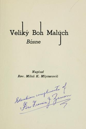 Veliký Boh malých