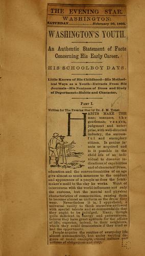 Washington's youth ...