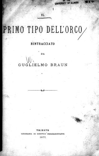 Il primo tipo dell'orco