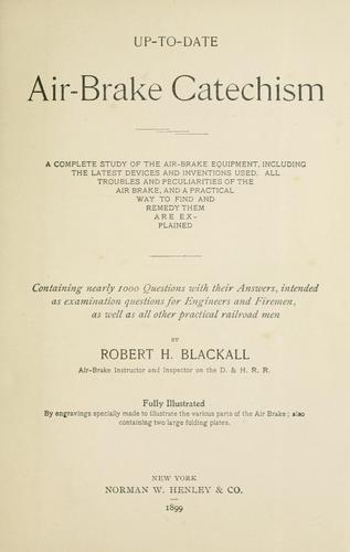 Up-to-date air-brake catechism