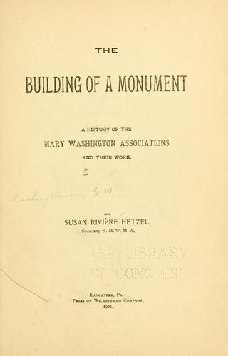 The building of a monument