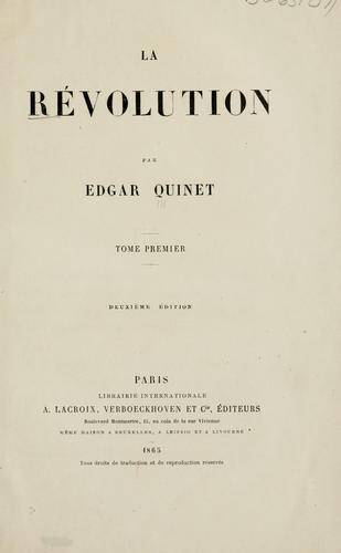 La révolution