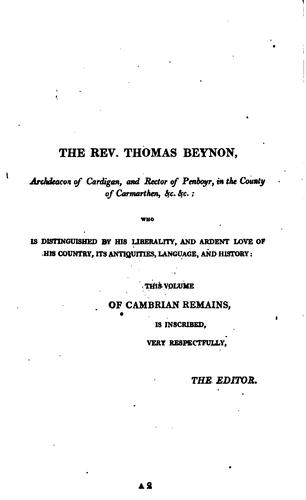 The Cambrian register