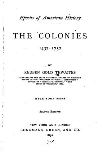 The colonies, 1492-1750