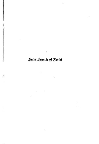 Saint Francis of Assisi.