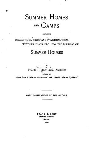 Summer homes and camps