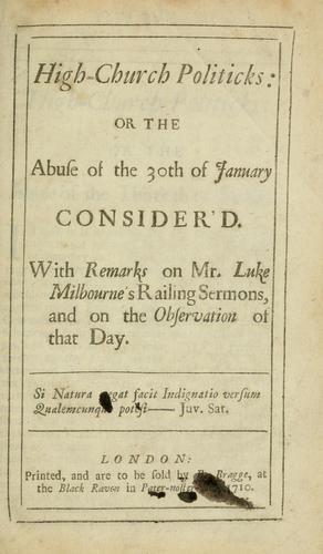 High-church politicks