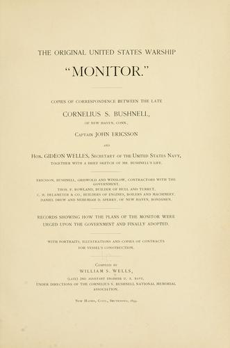 The original United States warship "Monitor."