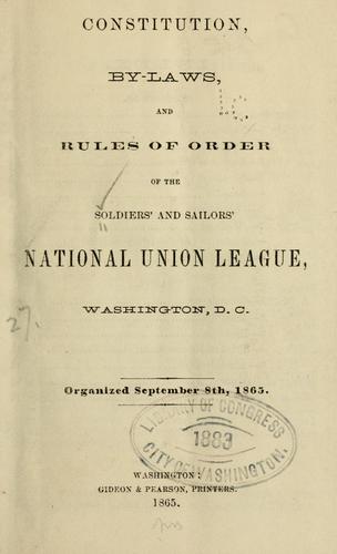 Constitution, by-laws