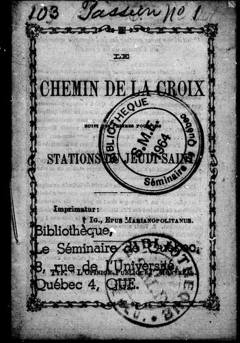 Le Chemin de la croix