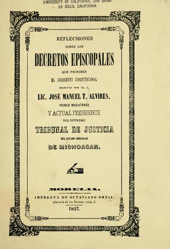 Reflecsiones sobre los decretos episcopales que prohiben el juramento constitucional