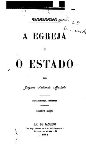 A egreja e o estado