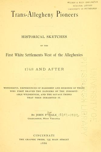 Trans-Allegheny pioneers