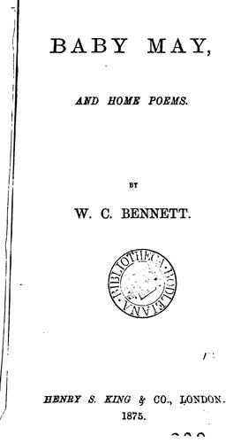 Baby May, home poems and ballads