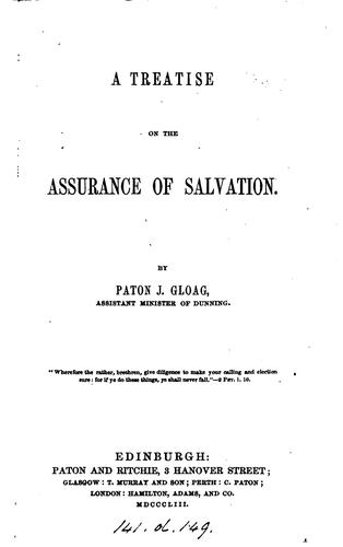A treatise on the assurance of salvation