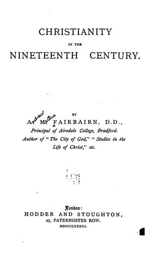 Christianity in the Nineteenth Century