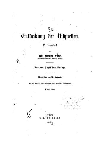 Die Entdeckung der Nilquellen