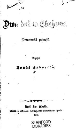 Dwa dni v Chujawe: nowoweka powest