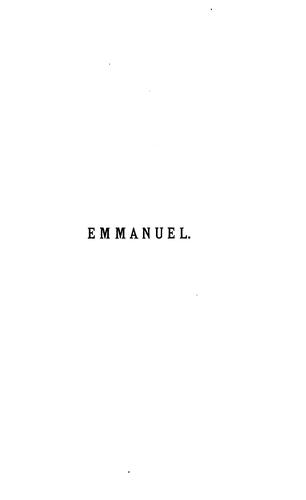 Emmanuel: an essay on Isaiah vii-ix.7