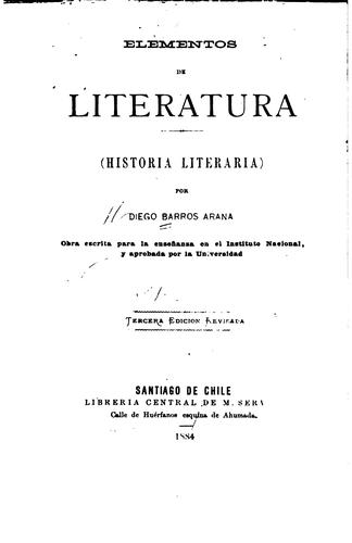 Elementos de literatura(historia literaria)