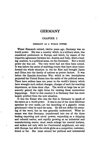 Germany: Welding of a World Power