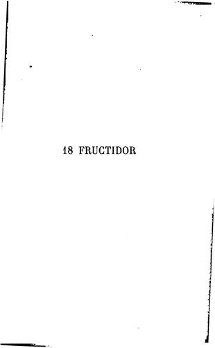 18 fructidor: Documents pour la plupart inédits recueillis et pub. pour la ...