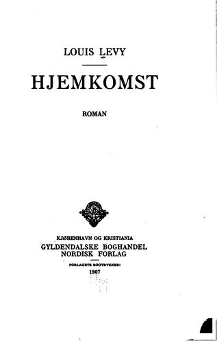 Hjemkomst: [roman]