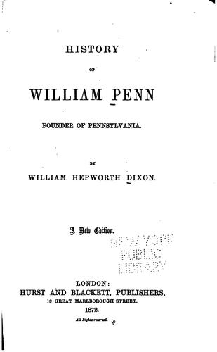 History of William Penn