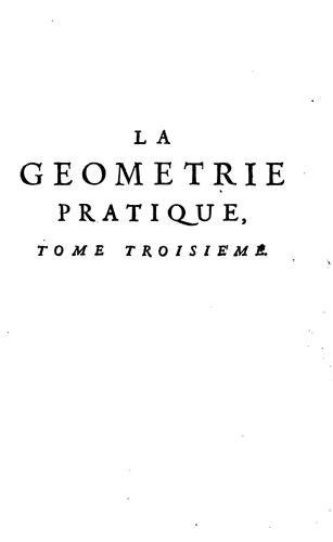 La géometrie pratique