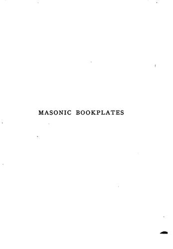 Masonic Bookplates