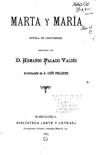 Marta y María: Novela de costumbres