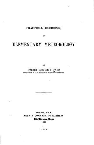 Practical Exercises in Elementary Meteorology