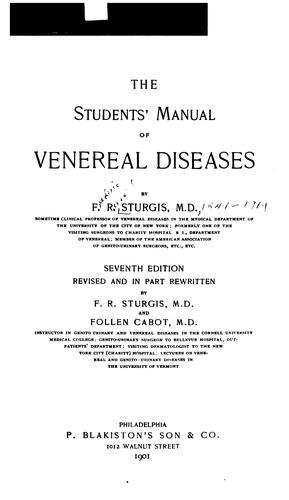 The Student's manual of venereal diseases