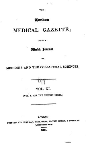 The London Medical Gazette
