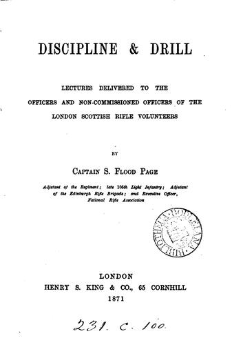 Discipline & drill, lectures