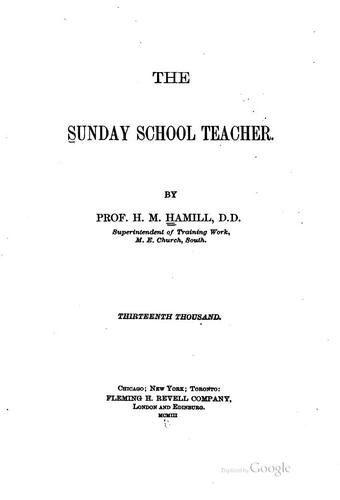 The Sunday School Teacher