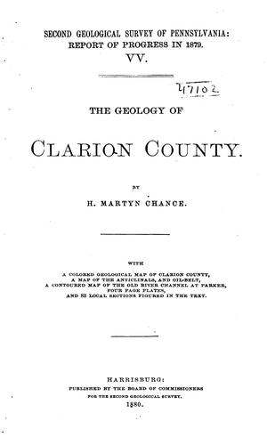 The Geology of Clarion County
