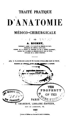 Traite pratique d'anatomie medico-chirurgicale