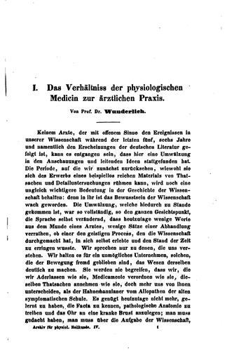 Archiv für physiologische Heilkunde