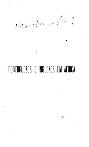 Portuguezes e inglezes em Africa: romance scientifico