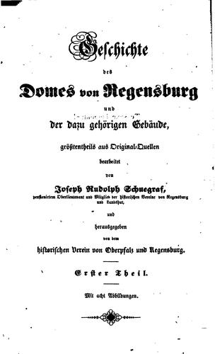 Verhandlungen des historischen Verein für Oberpfalz und Regensburg