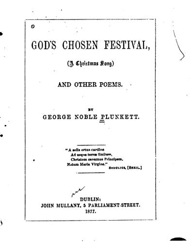 God's Chosen Festival