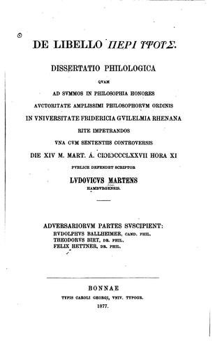 De libello Peri hypsous