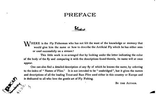 A Dictionary of Trout and Bass Flies