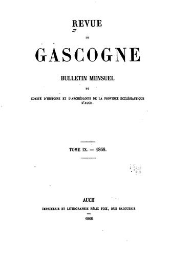 Revue de Gascogne