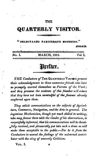 The Quarterly Visitor