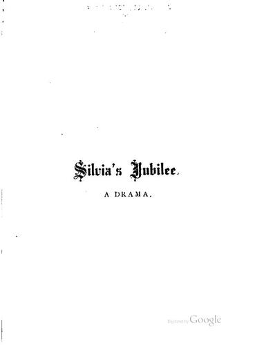 Silvia's Jubilee: A Drama, in Three Acts