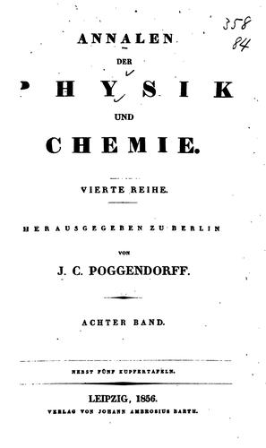 Annalen der Physik und Chemie